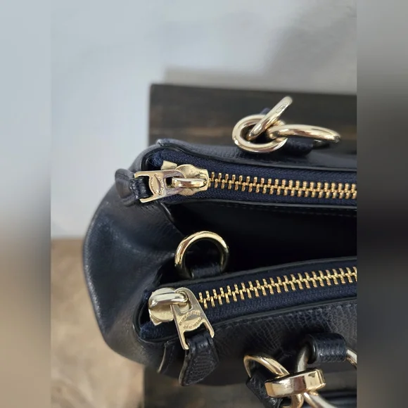 Coach Blue Christie Carry All Shoulder Bag - Picture 6 of 16